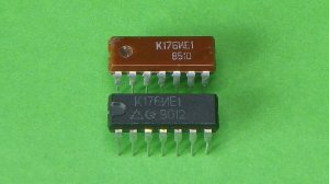 Полицейскя мигалка на К176ИЕ1.