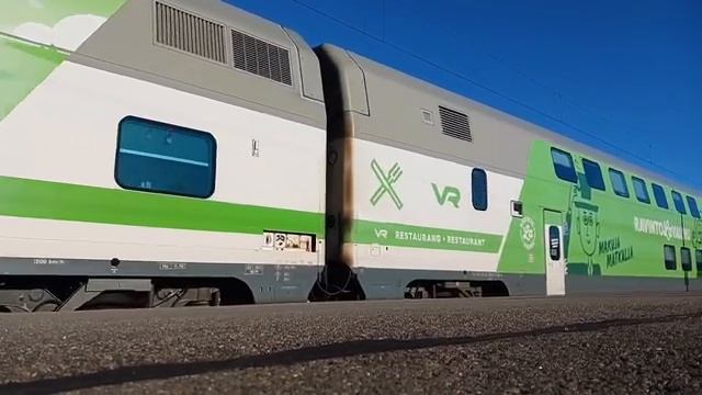 поезда Финляндии #проезжающие #поезда #Финляндии