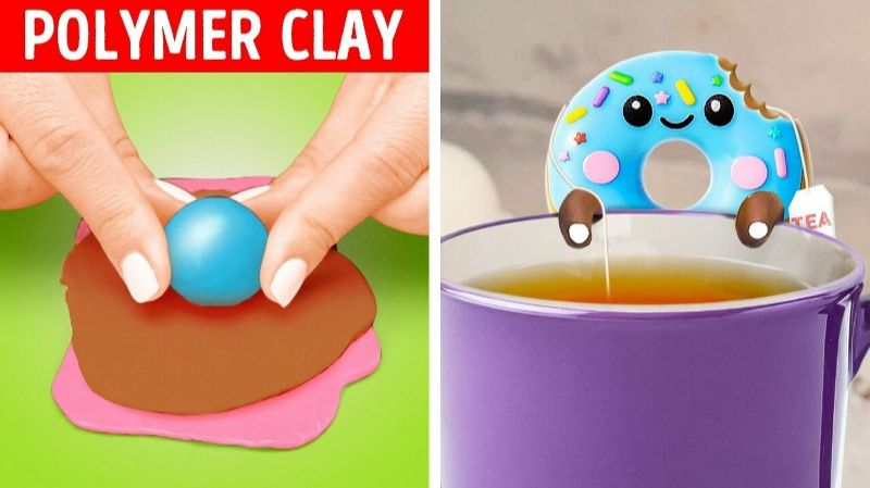 ОЧАРОВАТЕЛЬНЫЕ МИНИ-САМОДЕЛКИ КРОШЕЧНЫЕ ПОДЕЛКИ ИЗ ПОЛИМЕРНОЙ ГЛИНЫ