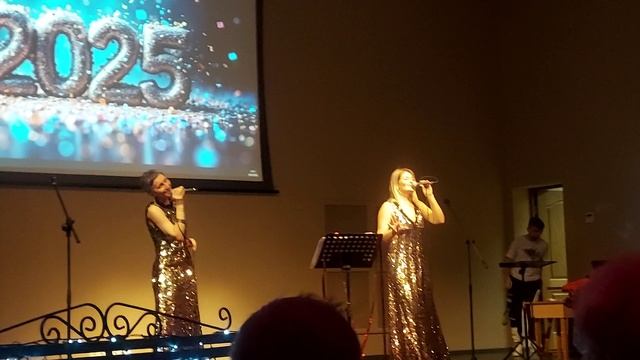 Концерт женского дуэта в санатории Виктория. Композиция Курю 05.01.25