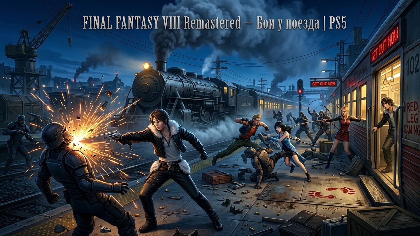 FINAL FANTASY VIII Remastered — Бои у поезда | Побег из Тимбера | PS5