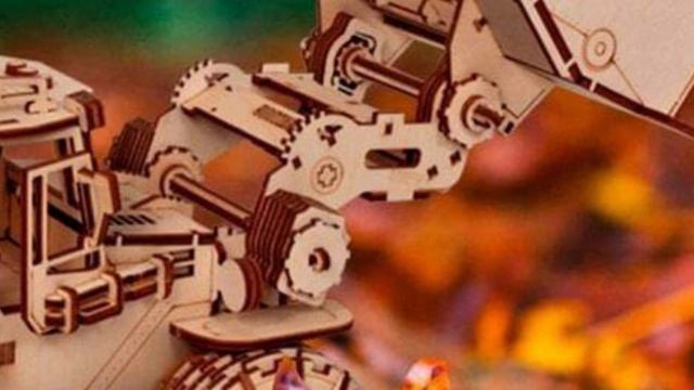 Деревянный конструктор Трактор 