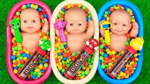 АСМР ПУПСЫ 💓ПУПСЫ В ВАННОЧКАХ 💓 РАСПАКОВКА ПУПСОВ 💓 АСМР Видео