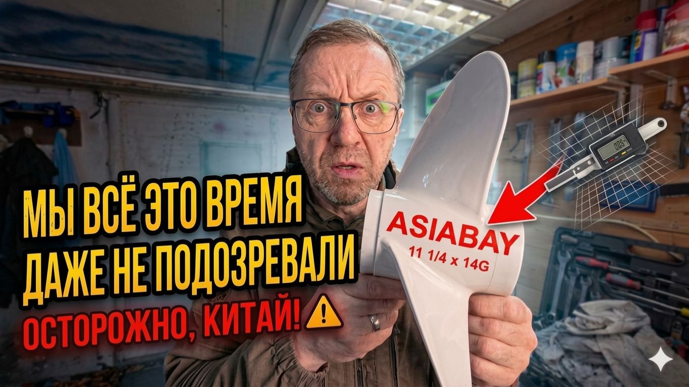 ВИНТ-ФАНТОМ!!! ASIABAY 11 1/4x14G — КИТАЙСКИЙ СЮРПРИЗ ИЛИ ЧИСТЫЙ ОБМАН?