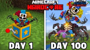 Я выжил 100 дней как PROTOTYPE в Minecraft… 😱 l СМОТРИМ ПО-РУССКИ