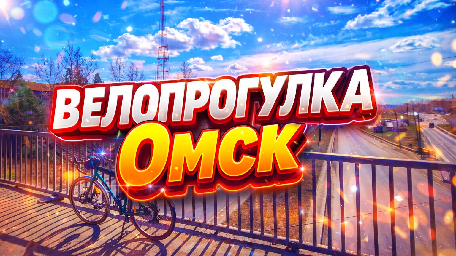 по Омску на велосипеде. первый выезд в 2026г.