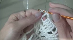 Шаль " Дубовые листья ". Часть 3.