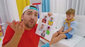 Дети весёлые приключения с дядей