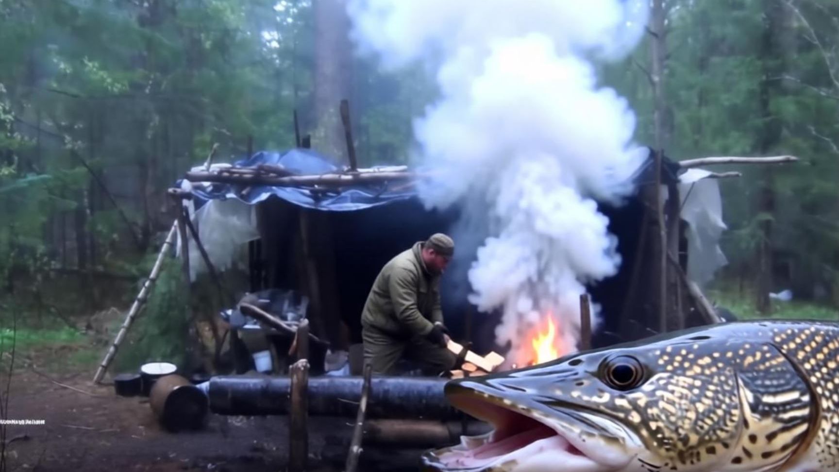 Охота и Рыбалка ТАЕЖНИК Федорович на Рыбалке в Тайге 2020Это ВЫРЕЗКА изРыбалки ссылка вОписании Папа