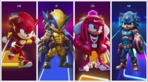 Битва Супер-Соников: Веном Соник, Капитан Еж, Росомаха и Флэш Соник