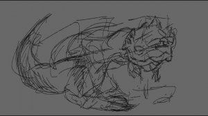 Рисунок Гидры из комикса Грязевой мир и Драконы