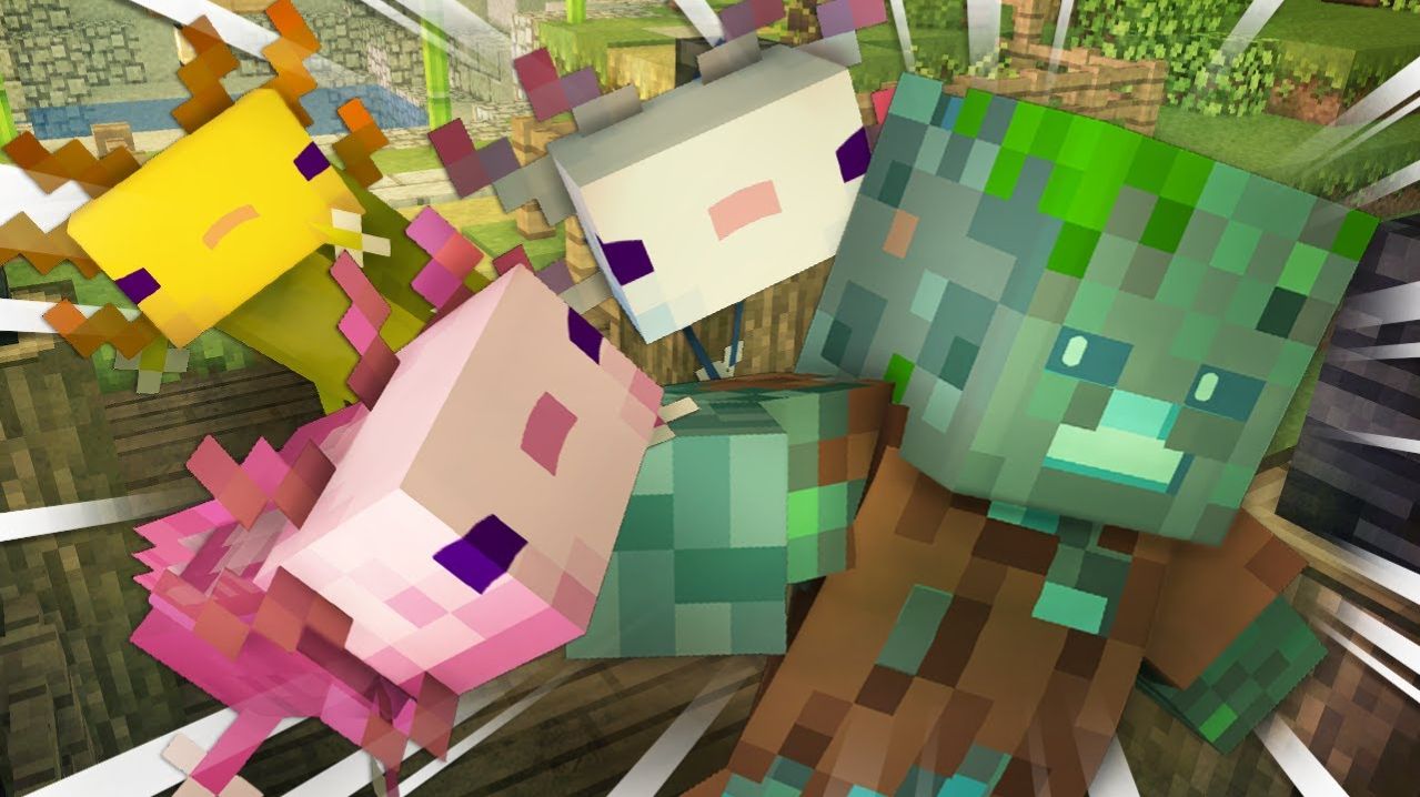 Нападение Аксолотля - Майнкрафт Мультики