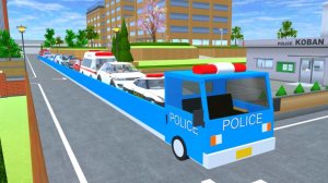 КОЛЛЕКЦИЯ ВСЕХ АВТОМОБИЛЕЙ НА САМОЙ БОЛЬШОЙ ПОЛИЦЕЙСКОЙ МАШИНЕ🛻🚙🚕 Симулятор 🚛✅ МУЛЬТИК ДЛЯ ДЕТЕЙ