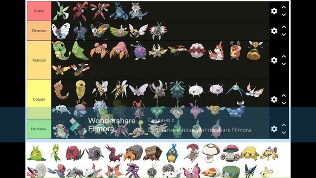 Оцениваю покемонов - жуков