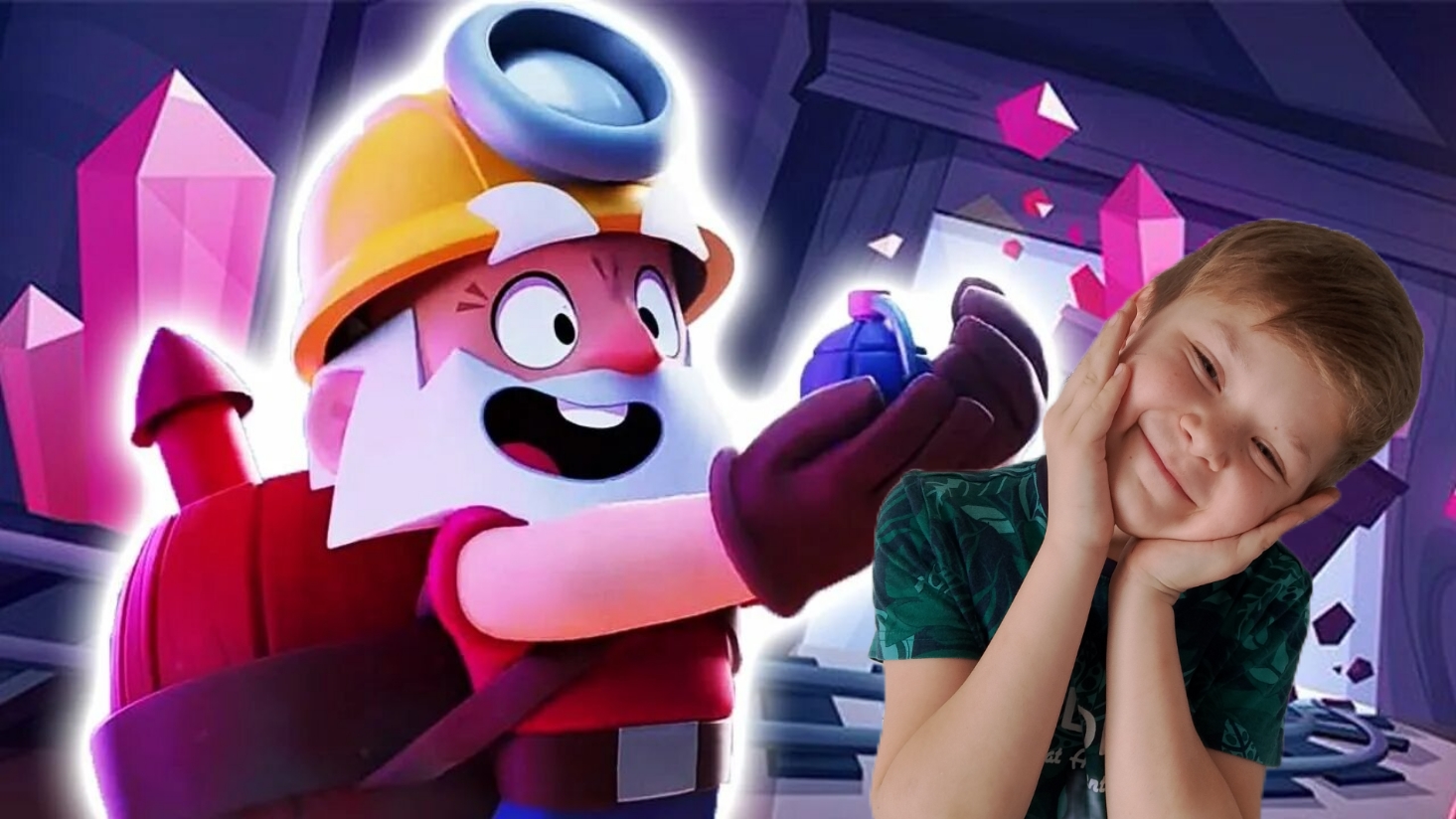 BRAWL STARS битва с ДИНОМАЙКАМ