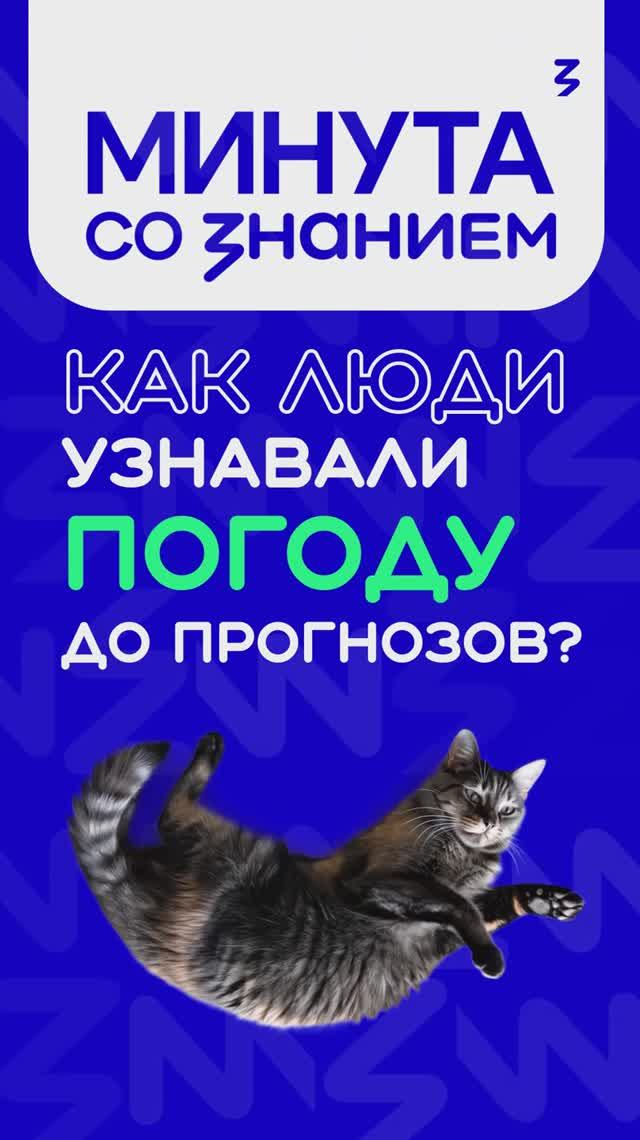Как люди узнавали погоду до прогнозов