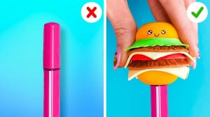 МИЛЫЕ ШКОЛЬНЫЕ ЛАЙФХАКИ И КРАСОЧНЫЕ ПОДЕЛКИ ИЗ ШКОЛЬНЫХ ПРИНАДЛЕЖНОСТЕЙ