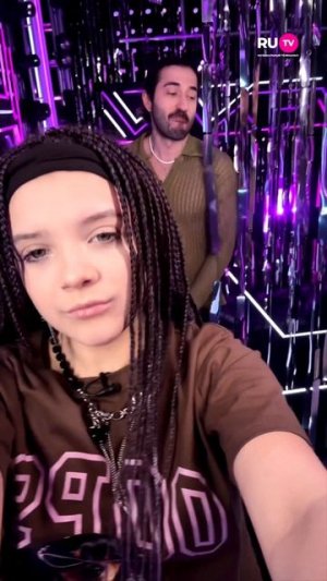 Тупо мы с Fargo и Марией Янковской в студии телеканала RU.TV ✌🏻