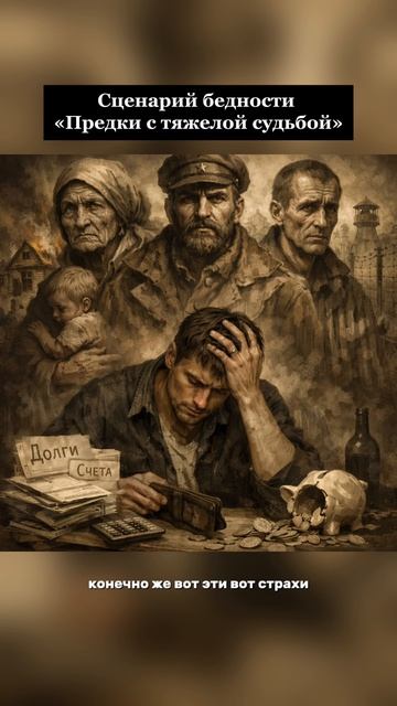 Самый коварный сценарий бедности звучит так: “легко нельзя”🔽