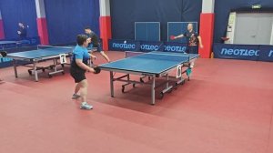 жесть! Чирков А. (754) - Федосеева М. (366) 06.04 настольный теннис турнир ТТМаршал