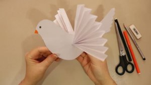 Голубь из бумаги! Поделки на День Победы 9 Мая своими руками!