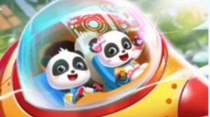 Панда. Бейби бас. Панда  космонавт Кики. Для детей. ч 27