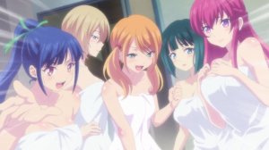 Господин, позвольте нам вымыть вам спину _ Терраса кафе "Мегами но"_ Кафе «Терраса» и его богини