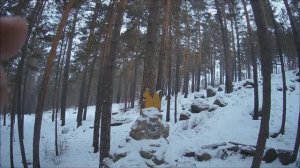 Зимнее восхождение на "Беличью сопку" (Забайкальский край)