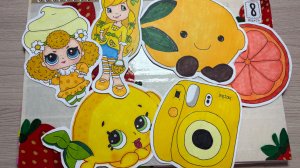 Лимонная коллекция🍋 Бумажные сюрпризы🎀