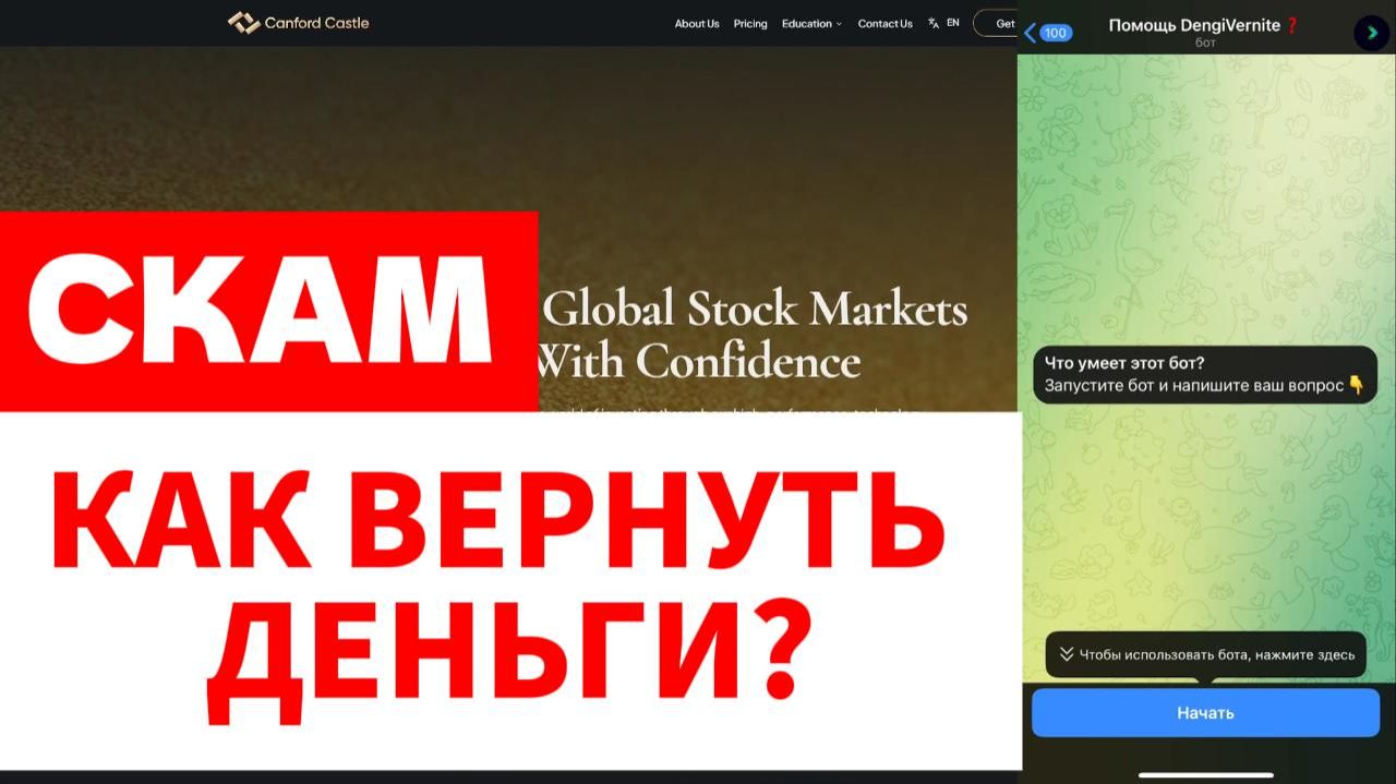 Canford Castle (platform.canfordcastle.com) обзор, отзывы. Развод?