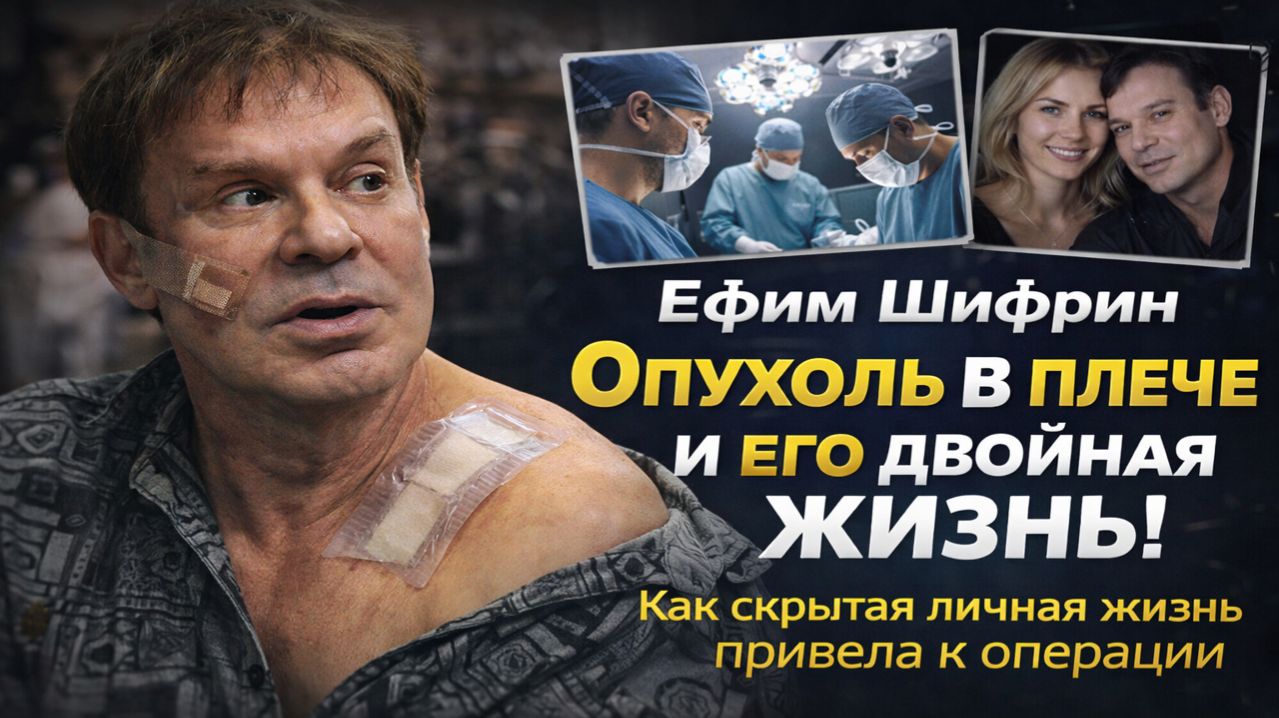 Ефим Шифрин: Опухоль в плече и его двойная жизнь! Как скрытая личная жизнь привела к  операции