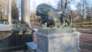 Сад Дворца Марли _ Львиный каскад _Петергофский парк