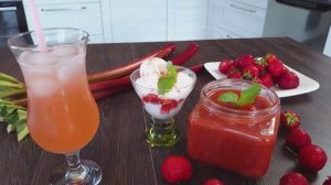 Соус из Ревеня и Клубники идеальная добавка к блинам, мороженому и кашам 😍