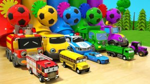 Песенка про цвета - Песенка про колеса автобуса - Изучаем цвета больше - Детские стишки и песенки