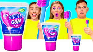 Большая, Средняя или Маленькая Тарелка Челлендж | Безумные Ситуации с Едой от BaRaDa Challenge