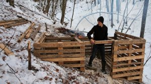 От брошенных поддонов до хижины в лесу. Бушкрафт