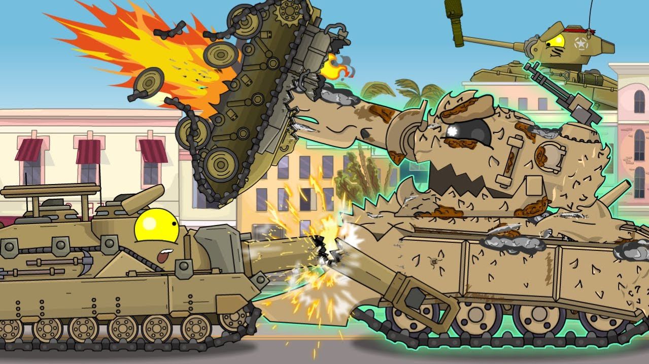 Пожиратель танков устроил бойню ! - Мультики про танки