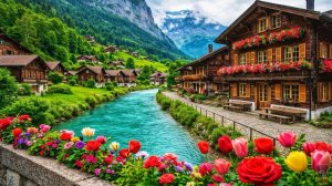 Интерлакен, Швейцария. Этот швейцарский городок слишком идеален, чтобы быть настоящим | #шариклайф