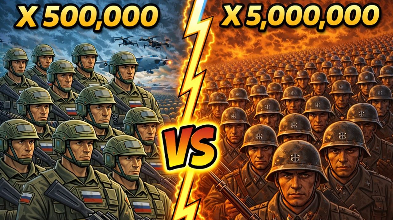 ЧТО ЕСЛИ ВСЯ СОВРЕМЕННАЯ АРМИЯ ПОПАДЁТ В 1941 ГОД ПРОТИВ ВСЕГО ВЕРМАХТА ?