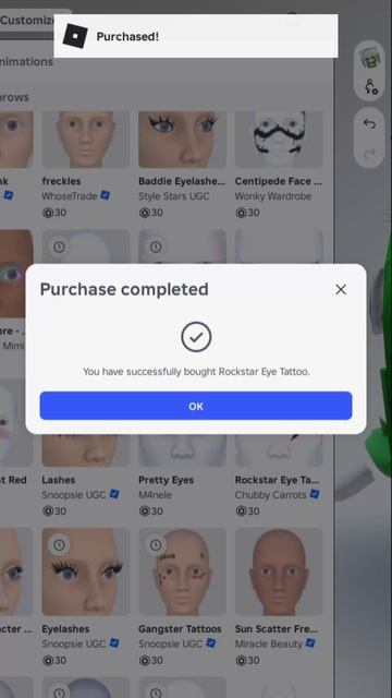 Мне понравился макияж в роблоксе, и что вы мне сделаете? #роблокс  #roblox