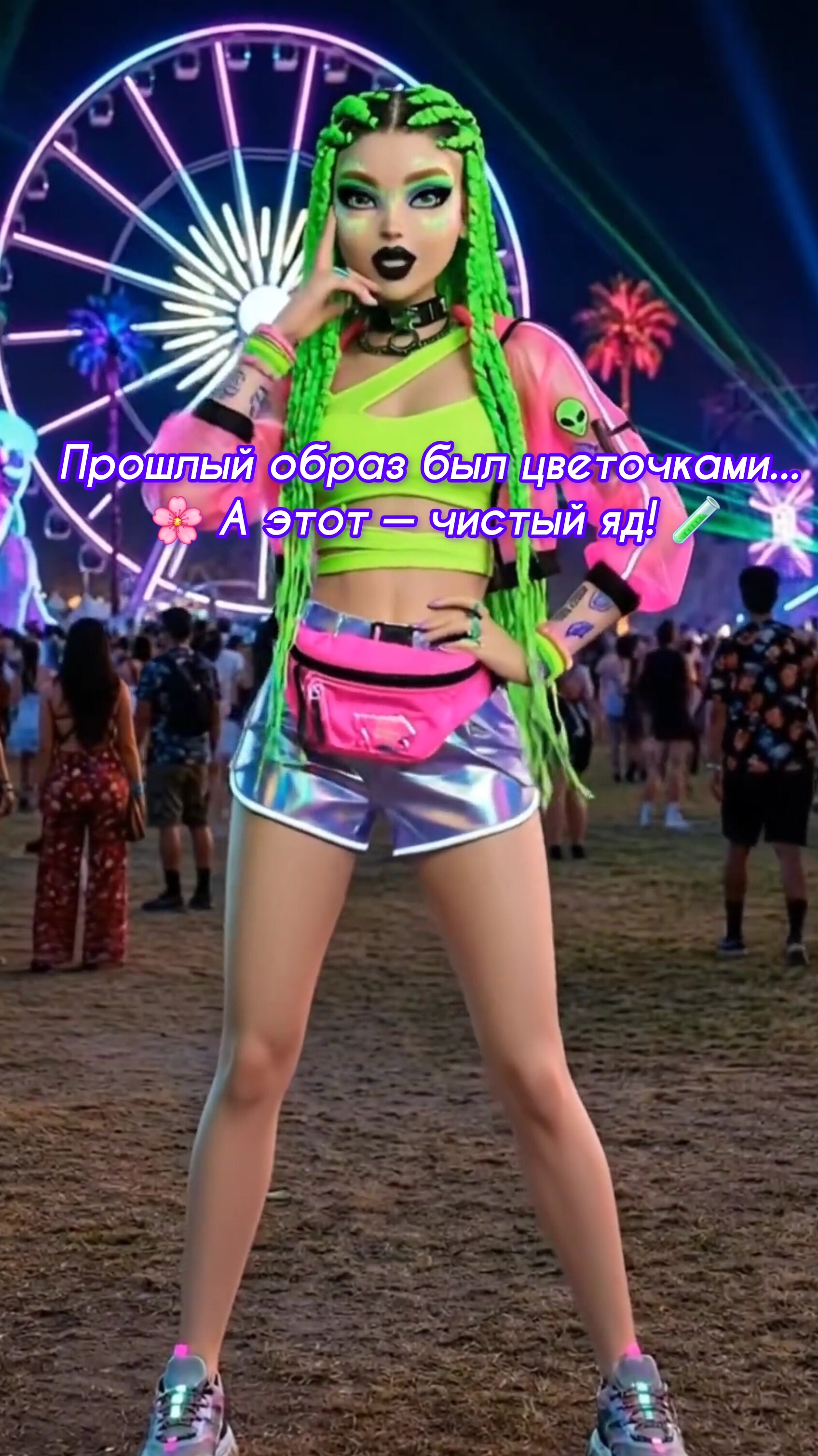 Мультик: Побег на Коачеллу. Уровень 2: НЕОН 🔋 Как вам мой апгрейд? 👇