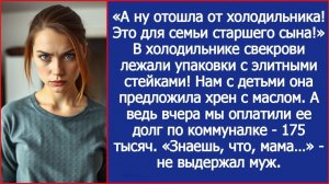 Это для семьи старшего сына! Заорала свекровь. | ИСТОРИЯ ИЗ ЖИЗНИ | АУДИО РАССКАЗ | СЛУШАТЬ ИСТОРИЮ