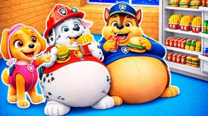 Я НАШЕЛ СЕКРЕТ ТОЛСТОГО ГОНЩИКА МАРШАЛА  ЩЕНЯЧИЙ ПАТРУЛЬ АПОКАЛИПСИС в МАЙНКРАФТ МУЛЬТИК