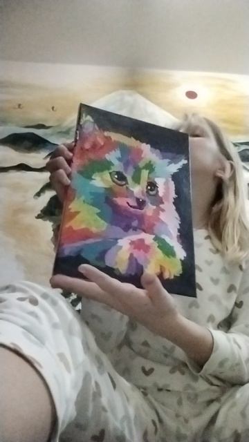 дорисовывать котика 2 часть