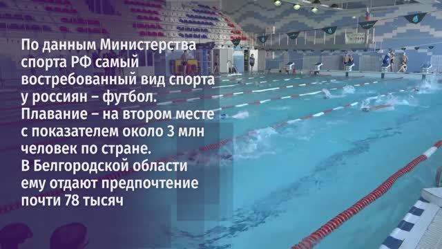 В бассейне «Дельфин» с удовольствием занимаются губкинцы разных возрастов