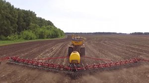 Лущильник дисковый гидрофицированный серии ЛДГ FEATAGRO в работе