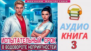 #Аудиокнига. «ИСПЫТАТЕЛЬНЫЙ СРОК -3! В водовороте неприятностей». КНИГА 3. #Попаданцы#Фантастика