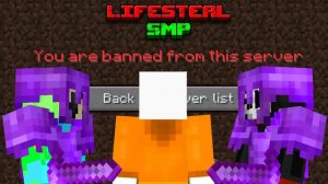 Почему Меня Забанили На LIFESTEAL SMP