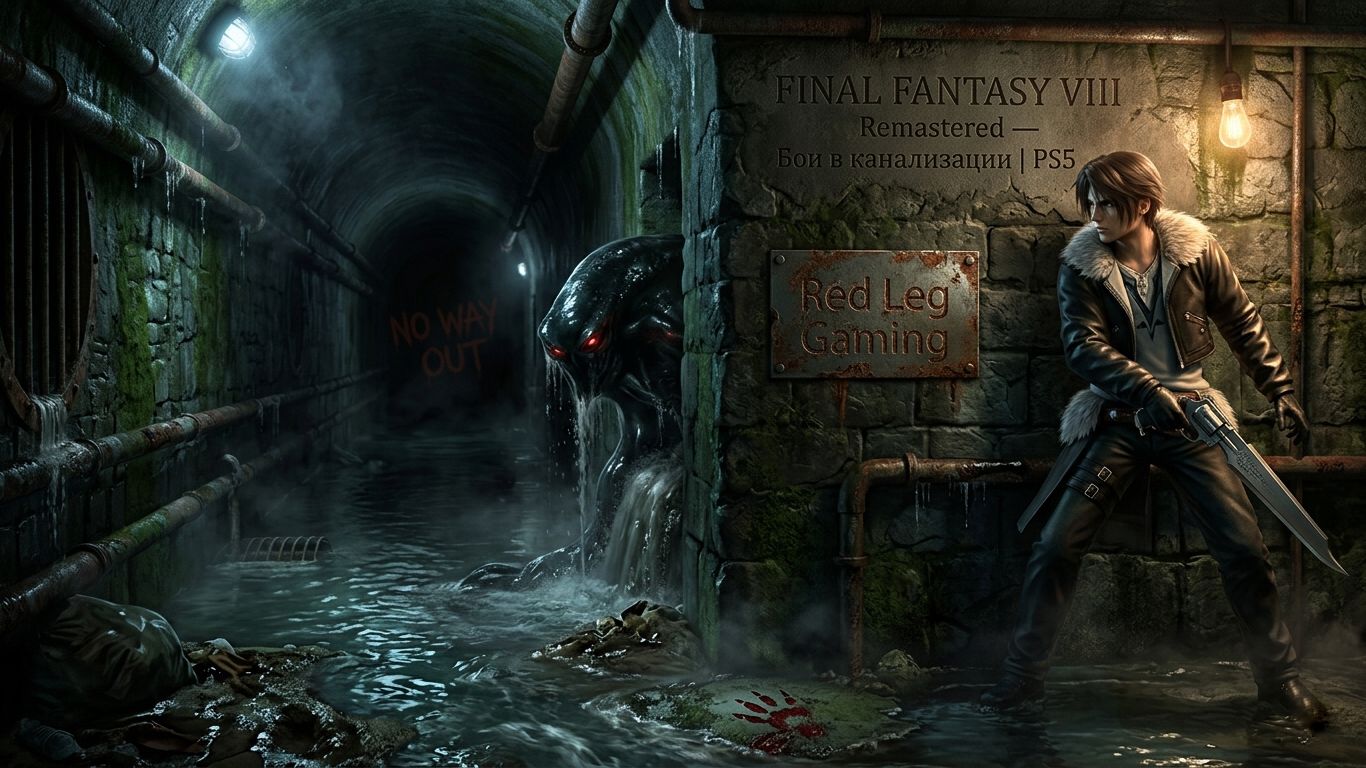 FINAL FANTASY VIII Remastered — Побег в канализацию | Бои под городом | PS5