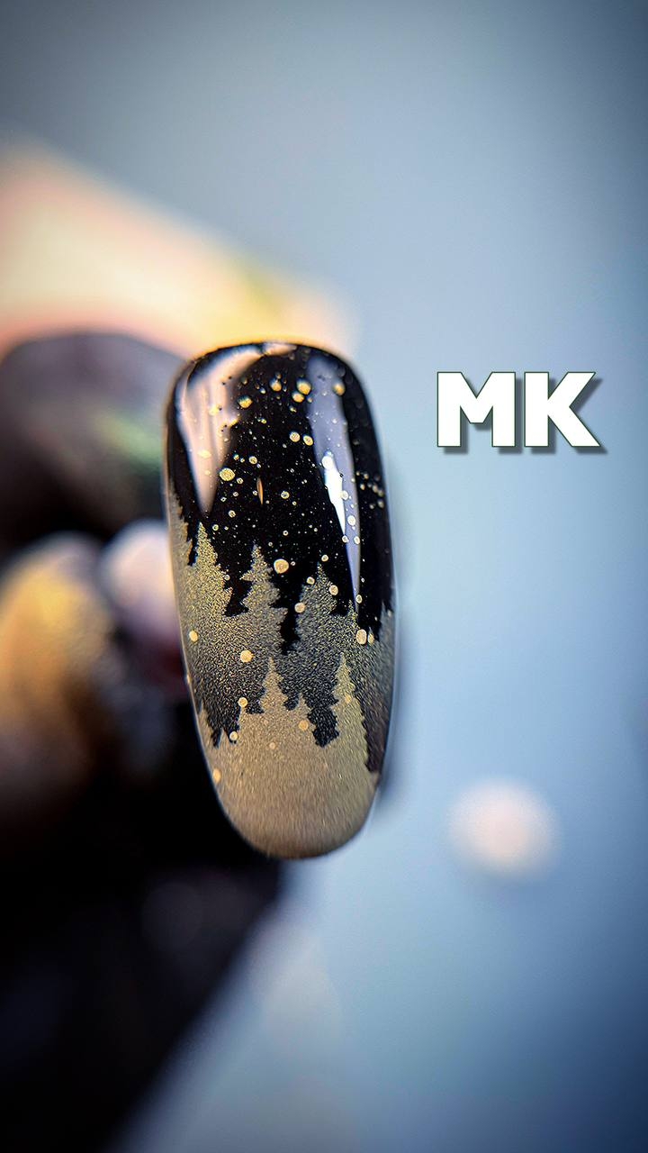 Ёлочки аэрографом